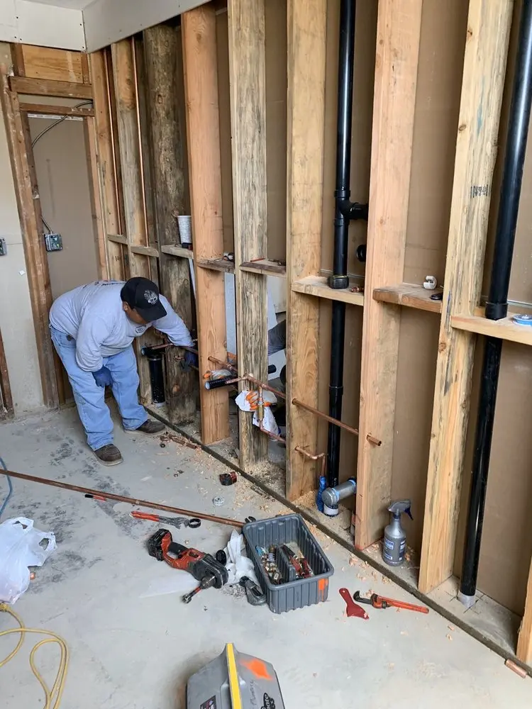 Commercial rough-in plumbing for Commercial Plumbing in Cedar Lake